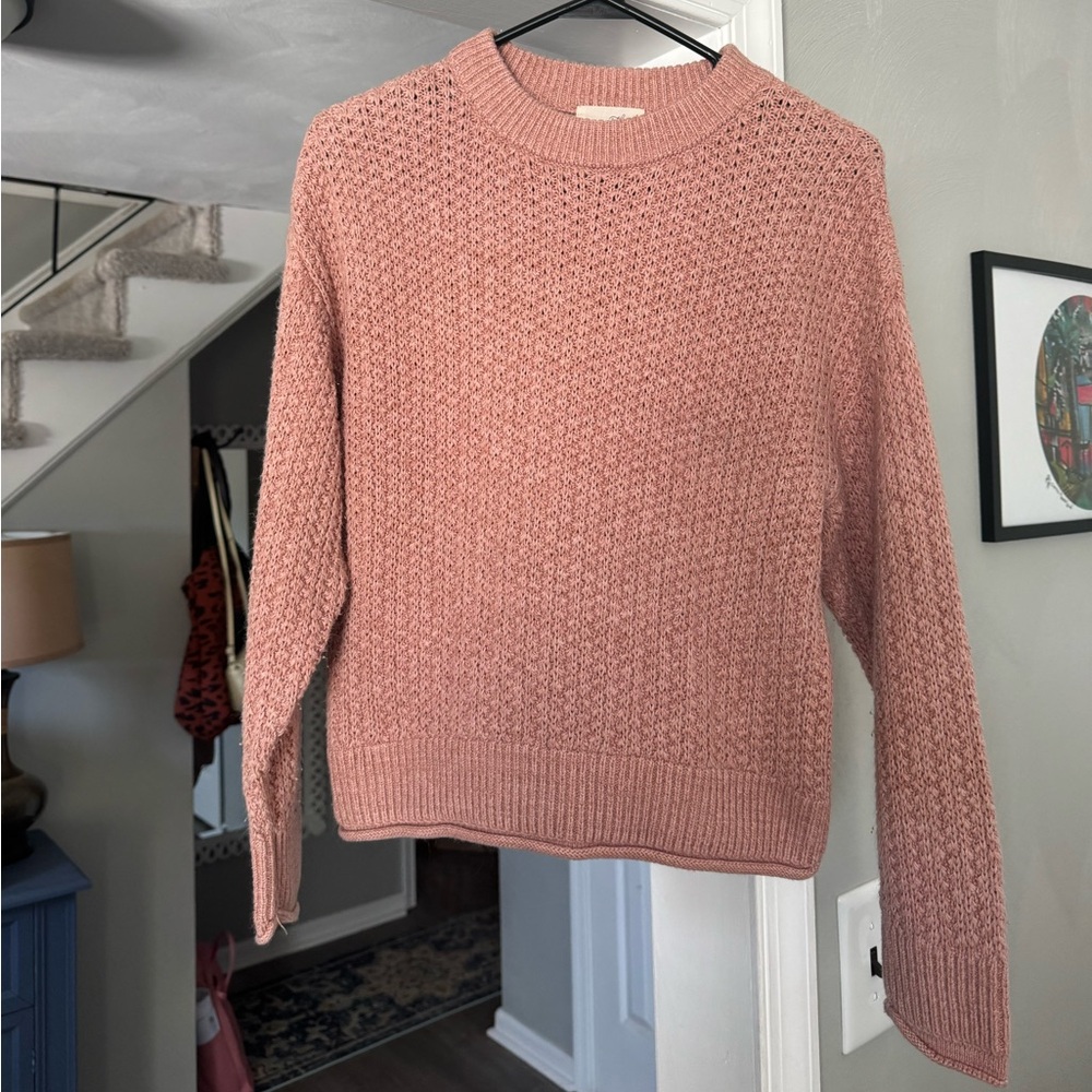 Universal Thread Women's Rose Knit Sweater